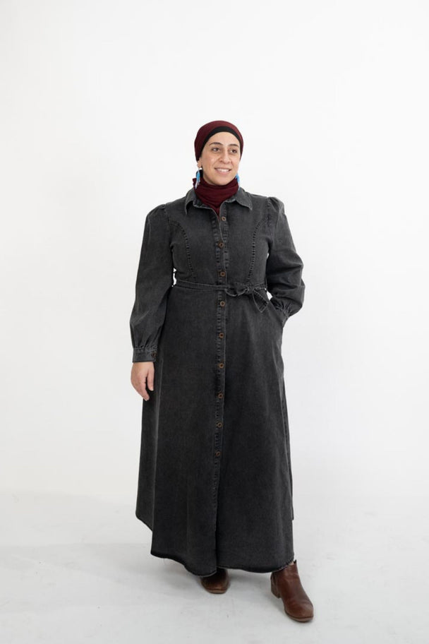 Drop 2 - 0208 Charcoal Denim Dress