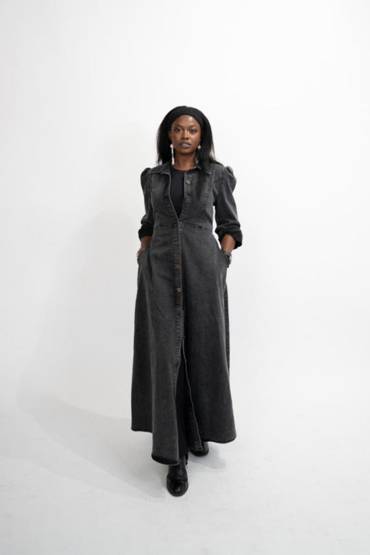 Drop 2 - 0208 Charcoal Denim Dress