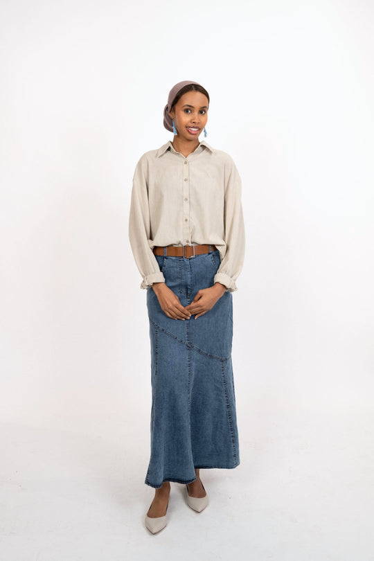Drop 2 - 0209 Blue Denim Skirt