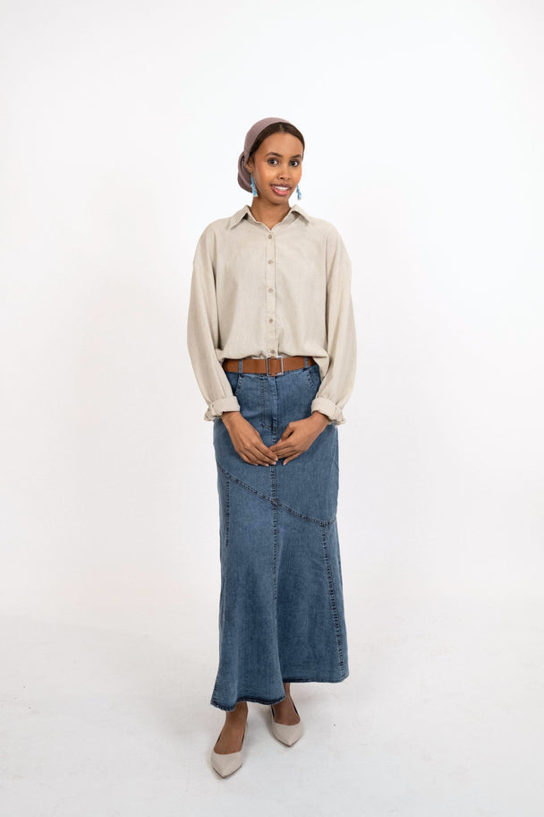 Drop 2 - 0209 Blue Denim Skirt