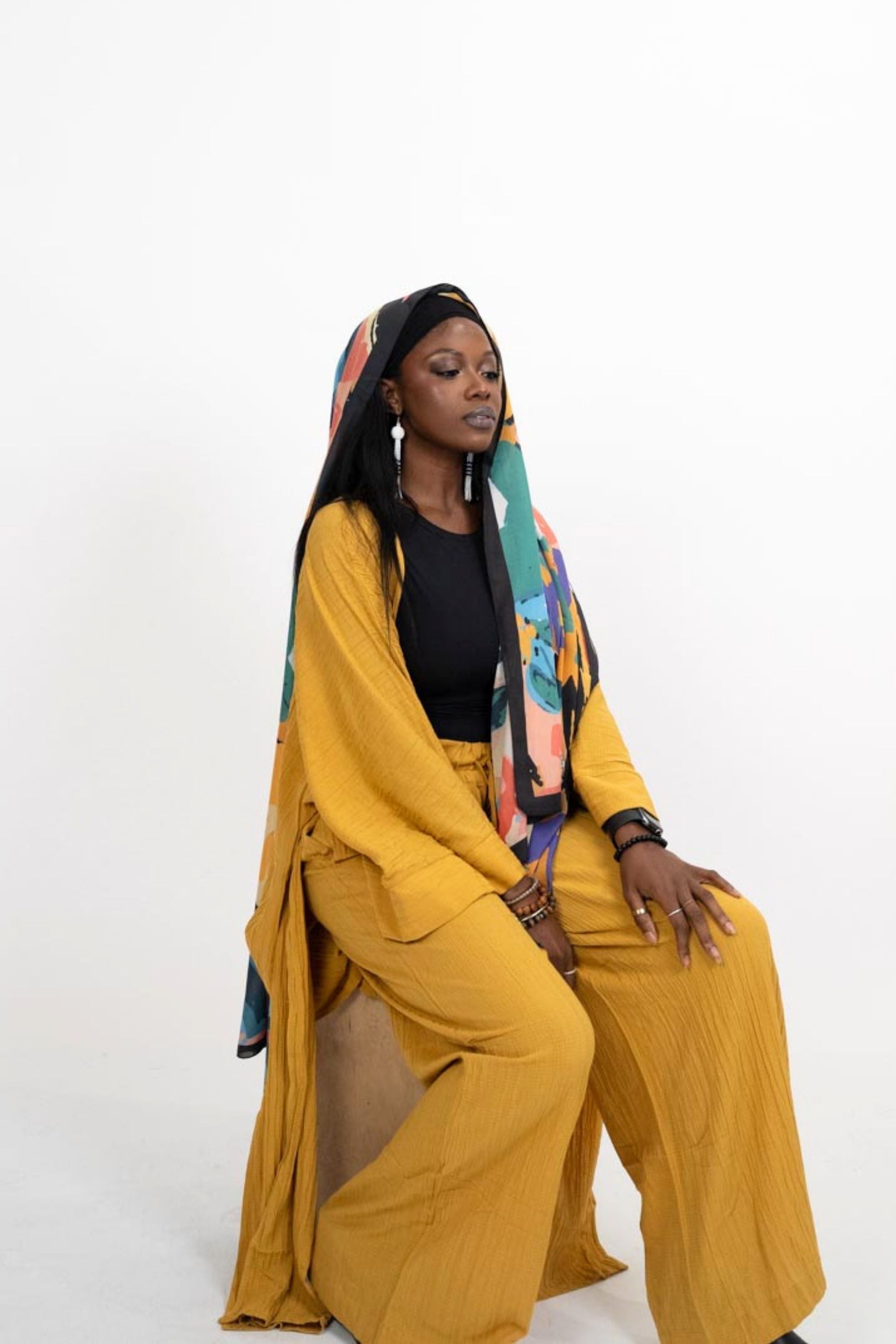 Drop 2 - 0202-1 Mustard Kimono